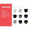 Bocchi 18.5 in W x 18.5 in L x 9 in H, Fireclay, Fireclay Kitchen Sink 1361-006-0120